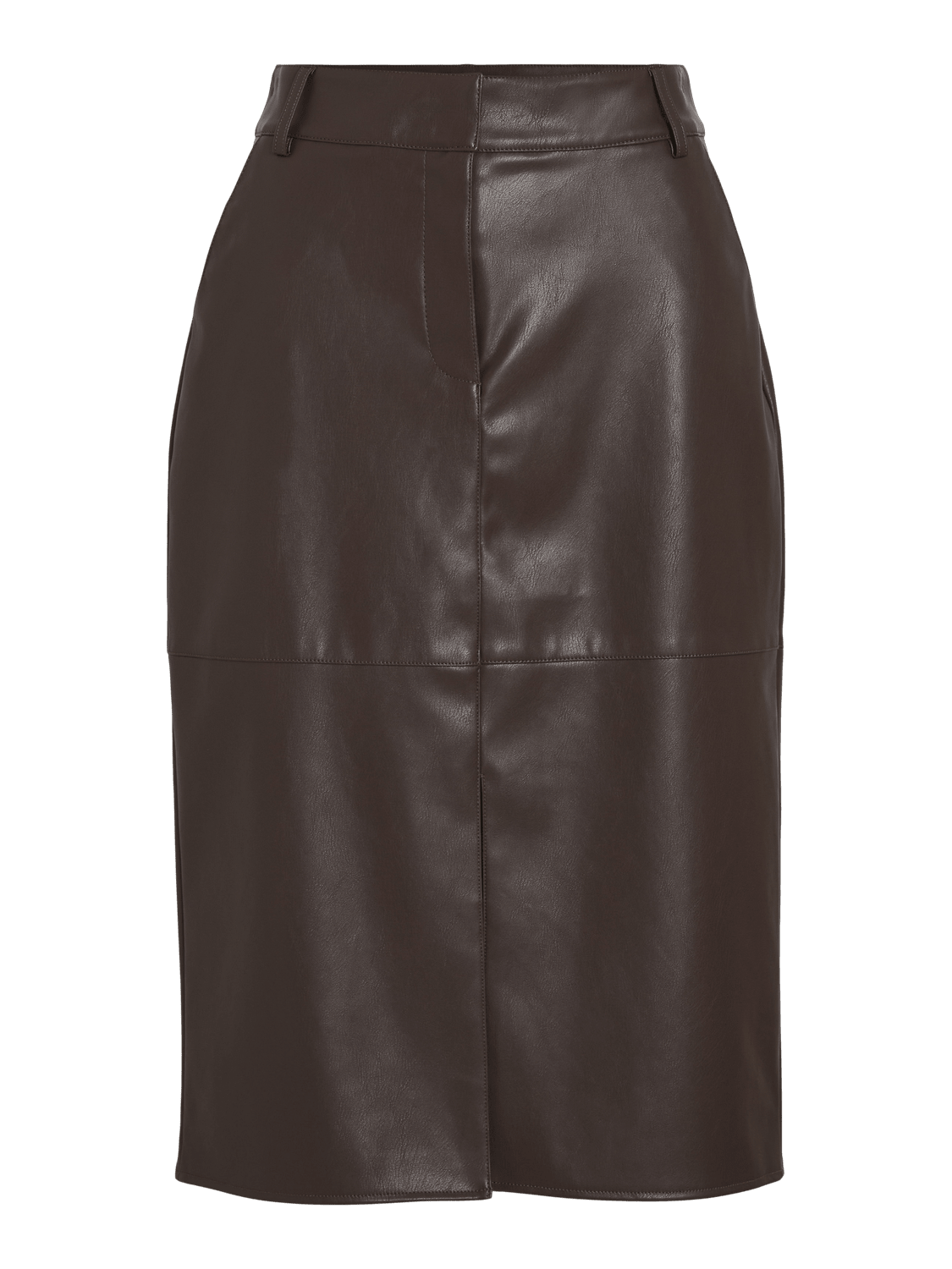 VIDAGMAR Midi Skirt - Coffee Bean - VERO MODA & VILA Bergvik